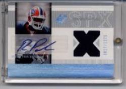 2005 SPx #213 Roscoe Parrish JSY AU RC - Buffalo Bills (RC - Rookie Card - Autographed Card - Piece of Authentic Jersey - Serial #'d to 1275) (Football Cards)