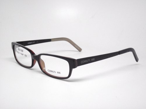 cerruti 1881 watches : Cerruti CE0901 Eyeglasses Optics Prescription Eyewear Designer Fashion Unisex Brown|Black Frame|Demo Lens CE0901 Description