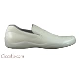 Prada Sport men's white spazzolato sneakers