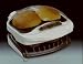 Foreman The Champ White Grill W/ Clear Bun Warmer