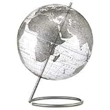 Crystal Marquise Globe - Clear Silver