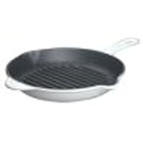 Le Creuset Cast Iron Round Grillit, Stone, 26 cm