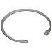 Tapered Section Standard Internal Retaining Ring, Axially Assembled, DIN 1.4122 Stainless Steel, Metric, 55mm Bore Diameter, 2mm Thick, Made In US, Pack of 2