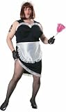 Funny Adult Men's French Maid Drag Queen Costume