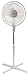 Igenix 16" Pedestal Chrome Effect Fan
