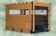 Childrens Toyshop  Pet Supplies : Midwest Bay Isle Wicker-Style Dog Crate, Medium