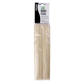 100 x SKEWERS IN BAMBOO (CARDED) Size 250mm