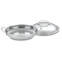 Cuisinart Chef's Classic Stainless 12-Inch Everyday Pan with Dome Cover