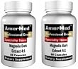 Magnolia Bark, 2400 mg, 60 Capsules (2 BOTTLES) by AmerMed
