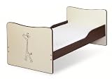 Lit dZenfant - Lit de bebe 'TOBI' 140 cm x 70 cm avec matelas / 6 designs de coleur disponalbe, Coleur Design:#2 girafe - 1240