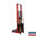 Wesco 261027 PESPL-80-3032 Platform Model Powered Stackers - 80" lift height, 18" center