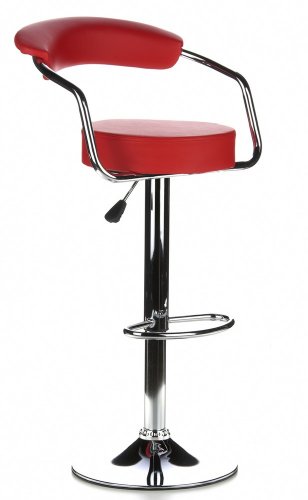 HJH Office/Buerostuhl24 685560 Barhocker / Tresenhocker Lay Back 2-er Pack / 2 Hocker, rot Preisvergleich