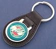 Minnesota Wild Leather Keychain