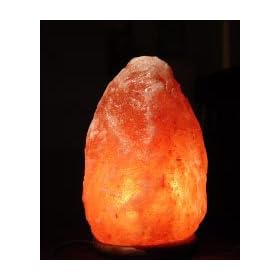 Himalayan Salt Lamp with Onyx Base SL301 (9-11 lbs)