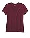 Hanes Women's Nano- V-Neck T-Shirt Maroon Medium