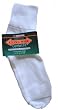 Extra Wide Quarter Sock Available In White Or Black