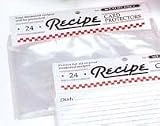 4 x 6 Recipe Card Protectors O76