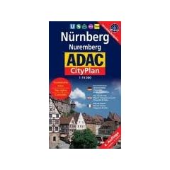 ADAC Stadtpl�ne, N�rnberg, Cityplan: Mit Durchfahrtsplan und Schnellbahnen�bersicht