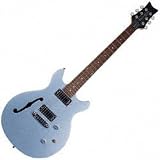 Stardust Series: Retro H Guitar Semi Hollowbody Guitar Ice Blue
