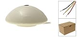 Gino White Mushroom Shape Sound Monitor for Security Alarm System