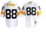 Pittsburgh Steelers NFL Jersey Lynn Swann #88 White Throwback Jersey Size 56