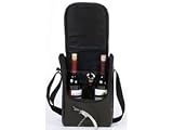 Picnic Plus Espresso Wine Carrier 9x5-in.