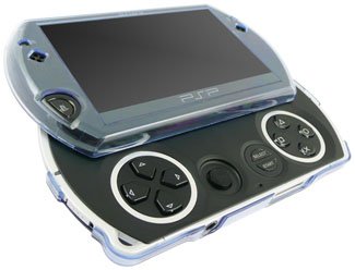 GreyMobiles Blue Crystal Hard Skin Case For Sony PSP GO 16GB WITH SCREEN PROTECTOR