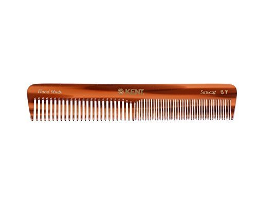 Kent The Handmade Comb - 175 mm Coarse and Fine Toothed Comb Sawcut 5T