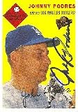 Johnny Podres, Los Angeles Dodgers, 2003 Topps All-Time Fan Favorites Autographed Card