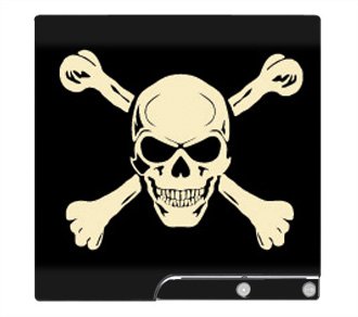 Jolly Roger Crossbone Skin for Sony Playstation 3 Slim Console