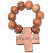 Olive Wood Finger Rosary