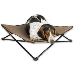 K&H Breezy Bunk Portable Dog Bed in Taupe Large