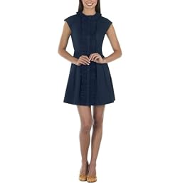 GO International® Ruffle-Front Dress - Sapphire Coal : Target from target.com