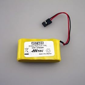 Receiver Battery 4.8V 270mAh NiCd by Hitec RCD Inc.