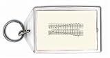 Sheet Music (Musica Antiqua) Keychain