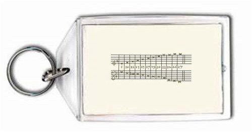 Sheet Music (Musica Antiqua) Keychain