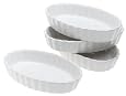 BonJour 4-Ounce Oval Creme Brulee Ramekins, Set of 4