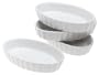 BonJour Cr?me Brulee Ramekins Oval 4-Ounce, Set of 4