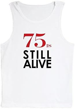 Poly Cotton Tank Top 76 Is Still Alive Age Is Just A Number Designed by TTG