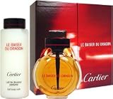 Le Baiser Du Dragon by Cartier for Women 2 Piece Set Includes: 3.3 oz Eau de Parfum Spray + 6.75 oz Soft Body Milk