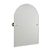 Arch Top Bathroom Wall Mirror Beveled Edge Polish Brass Free Shipping!