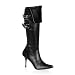 PIRATE-125, Sexy Women's Costume or Halloween Pirate Boots in Black and Sizes 6-12
