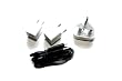 Kindle USB Sync Cable and 3 Power Adapter for US, UK and Europe with 3 Sizes Soft Pouch (Cord, Power Adapters, and Pouches Work with Latest Generation Kindles and DX)