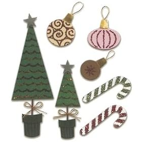Jolees Boutique Themed Simple Stickers, Christmas Decorations