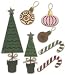 Jolees Boutique Themed Simple Stickers, Christmas Decorations
