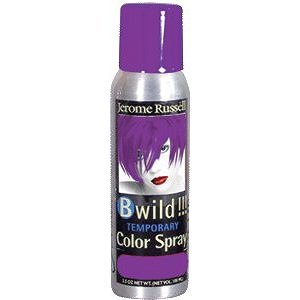 tint for hair:JEROME RUSSELL B Wild Temporary Color Spray Purple Panther 3.5 oz