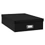 Pioneer Jumbo Scrapbook Storage Box, Black