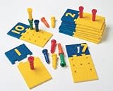kids and infants educational toys item: Number Puzzle Board and Pegs