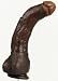 BAM - Giant Realistic Cock with Balls and Suction Cup, 13 Inch, Ebony BAM - Giant Realistic Cock with Balls and Suction Cup, 13 Inch, Ebony