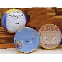 Volleyball Bank with Scene